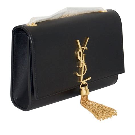 ysl black purse with tassel|ysl shoulder bag price.